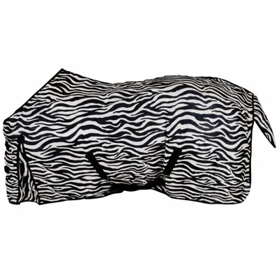 Pagony Zebra flycooler zwart/wit maat:165 Pagony Zebra flycooler zwart/wit maat:165