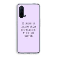 Gek: OnePlus Nord CE 5G Transparant Hoesje Gek: OnePlus Nord CE 5G Transparant Hoesje