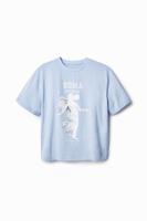 T-shirt met standbeeld Stella Jean - BLUE - XL - thumbnail