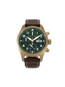 IWC Schaffhausen montre chronographe Pilot's Watch Spitfire 'SIHH 2019' 41 mm non portée (2022) - Vert