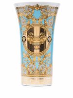 Versace vase en procelaine à imprimé baroque - Bleu