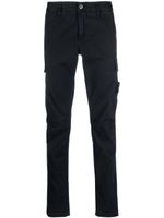 Stone Island pantalon cargo à motif Compass signature - Bleu