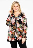 Yoek Shirt A-lijn TOKYO | Zwart | Maat 58/60