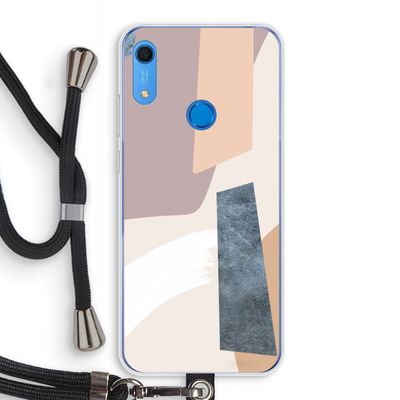 Luca: Huawei Y6s Transparant Hoesje met koord