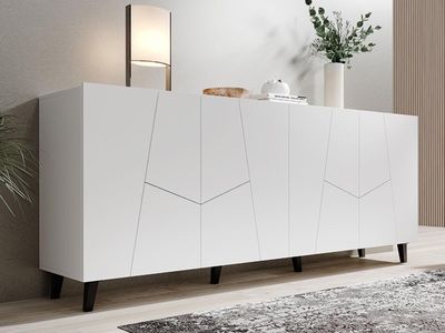 Dressoir ICARDI 4 deuren wit