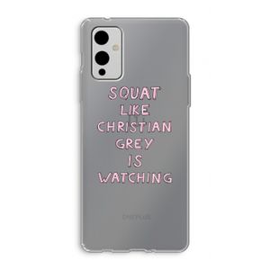 Christian Grey: OnePlus 9 Transparant Hoesje