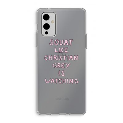 Christian Grey: OnePlus 9 Transparant Hoesje