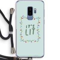 It's Lit: Samsung Galaxy S9 Plus Transparant Hoesje met koord