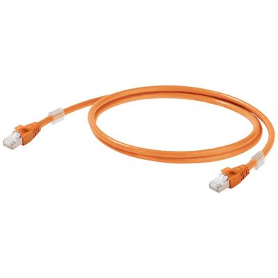 Weidmüller 2563810020 RJ45 Netwerkkabel, patchkabel CAT 6A S/FTP 2.00 m Oranje Afgeschermd (dubbel) 1 stuk(s)