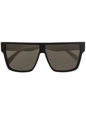 Alexander McQueen Eyewear lunettes de soleil à monture carrée - Noir