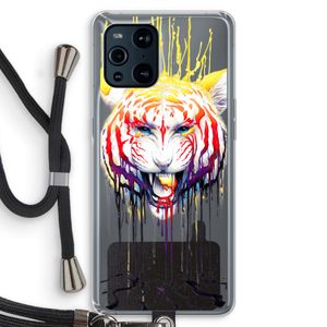 Fading: Oppo Find X3 Transparant Hoesje met koord
