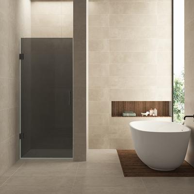 Nisdeur Wiesbaden Less 80x200 cm 8 mm Nano Rookglas Gunmetal
