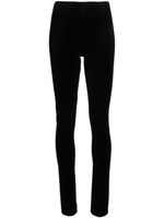 Junya Watanabe pantalon en velours à coupe skinny - Noir