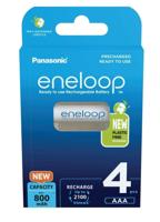 Oplaadbare batterijen PANASONIC ENELOOP AAA 800 mAh 4 szt (BK-4MCDE/4CP)