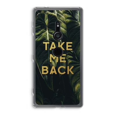 Take me back: Sony Xperia XZ2 Transparant Hoesje
