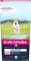 EUKANUBA Grain Free Senior small/medium breed, Ocean fish - droog hondenvoer - 12 kg - thumbnail
