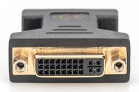 Digitus AK-320505-000-S DVI / VGA Adapter [1x DVI-bus 24+5-polig - 1x VGA-stekker] Zwart - thumbnail