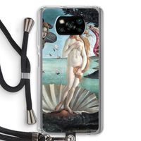 Birth Of Venus: Xiaomi Poco X3 NFC Transparant Hoesje met koord Birth Of Venus: Xiaomi Poco X3 NFC Transparant Hoesje met koord