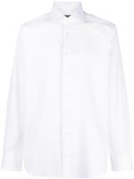 Corneliani chemise boutonnée à col pointu - Blanc