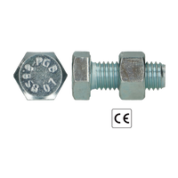 pgb-Europe PGB-FASTENERS | SB-bout CE 8.8 EN15048-1 M10x50 Zn | 100 st F15048801010000503