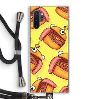 Hamburger: Samsung Galaxy Note 10 Plus Transparant Hoesje met koord