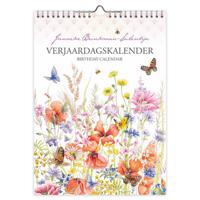 Verjaardagskalender Janneke Brinkman Klaproos Met Vlinder 18x25cm - thumbnail