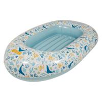 Little Dutch ocean dreams boot blauw, 100x67cm Little Dutch ocean dreams boot blauw, 100x67cm