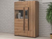 Dressoir TULIO 2 deuren grandson oak met led - thumbnail