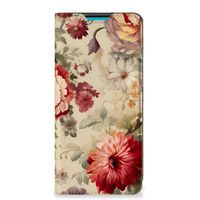 Smart Cover voor Samsung Galaxy A73 Bloemen - thumbnail