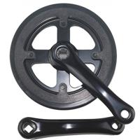 Lasco crankset 32t 127mm dubbele beschermrand zwart