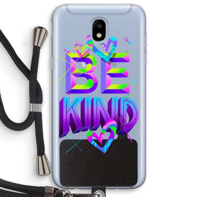 Be Kind: Samsung Galaxy J5 (2017) Transparant Hoesje met koord
