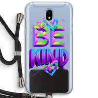 Be Kind: Samsung Galaxy J5 (2017) Transparant Hoesje met koord