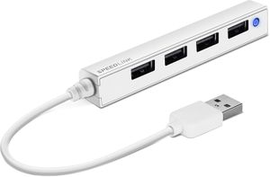 SpeedLink Snappy Slim USB 2.0-hub 4 poorten Wit