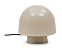 Kave Home Tafellamp 'Reig' Glas, 20cm, kleur Beige