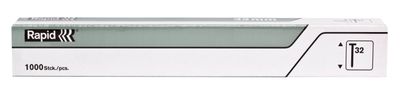 Rapid Nagels Type 32 Gegalvaniseerd, Box 1000st Lengte 64mm
