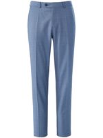 Flatfrontbroek 2 schuine zakken voor Van Carl Gross blauw - thumbnail