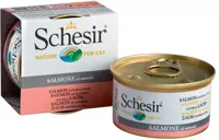 Schesir kattenvoer in natuurlijke saus zalm 85g