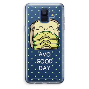 Avo Good Day: Samsung Galaxy A6 (2018) Transparant Hoesje