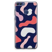 Memphis Shapes Pink: Huawei P Smart (2018) Transparant Hoesje