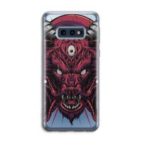 Hell Hound and Serpents: Samsung Galaxy S10e Transparant Hoesje