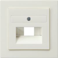GIRA 027040 veiligheidsplaatje voor stopcontacten Wit