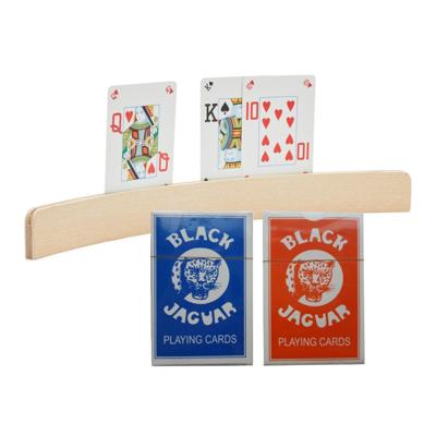 Engelhart Speelkaarten houder van hout - 35 cm - met een setje speelkaarten