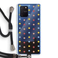 Bollen: Samsung Galaxy Note 10 Lite Transparant Hoesje met koord