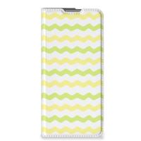 OPPO Find X5 Pro | Hoesje met Magneet | Waves Yellow