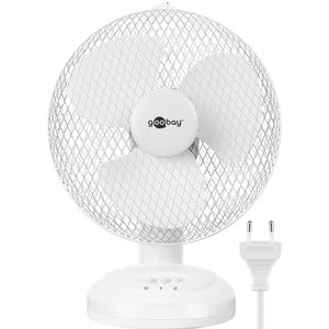 Goobay Tafelventilator - Ø23cm - 3 standen - Oscillerend