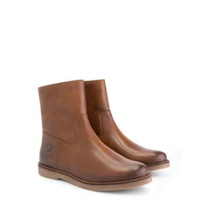 Travelin&apos; Women - zipper boot - Cognac - Maat 43