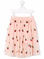 Stella McCartney Kids minijupe à imprimé fraise - Rose - thumbnail