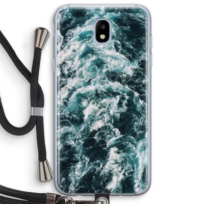 Zee golf: Samsung Galaxy J5 (2017) Transparant Hoesje met koord