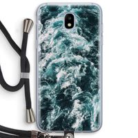Zee golf: Samsung Galaxy J5 (2017) Transparant Hoesje met koord