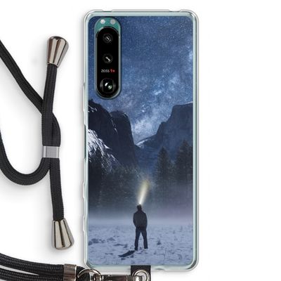 Wanderlust: Sony Xperia 5 III Transparant Hoesje met koord